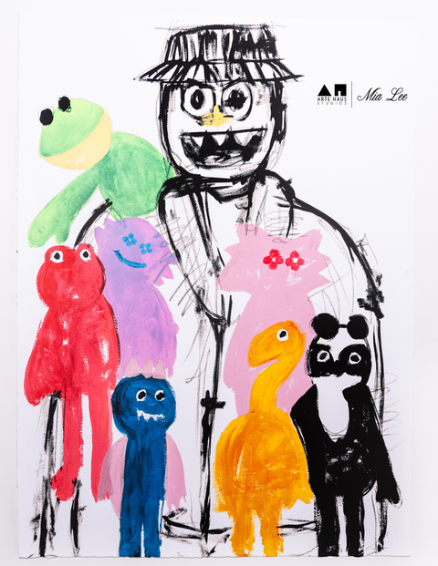 Study of a Gentleman in LV (Monoprint Edition) #13