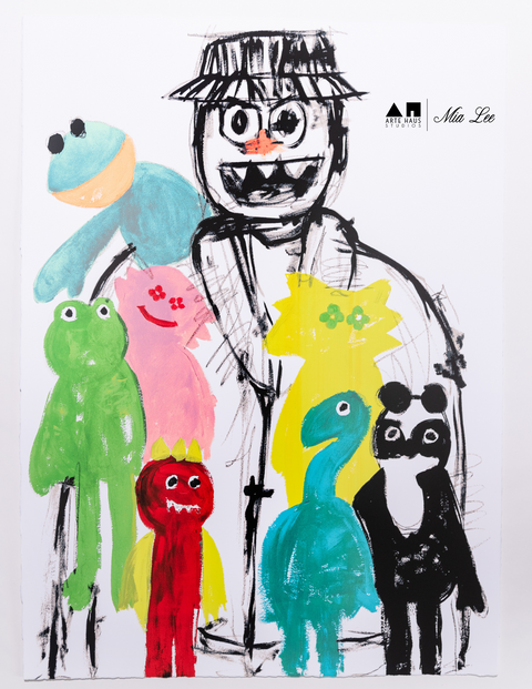Study of a Gentleman in LV (Monoprint Edition) #12