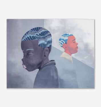 Hebru Brantley Two Men Sporting Waves 19/150