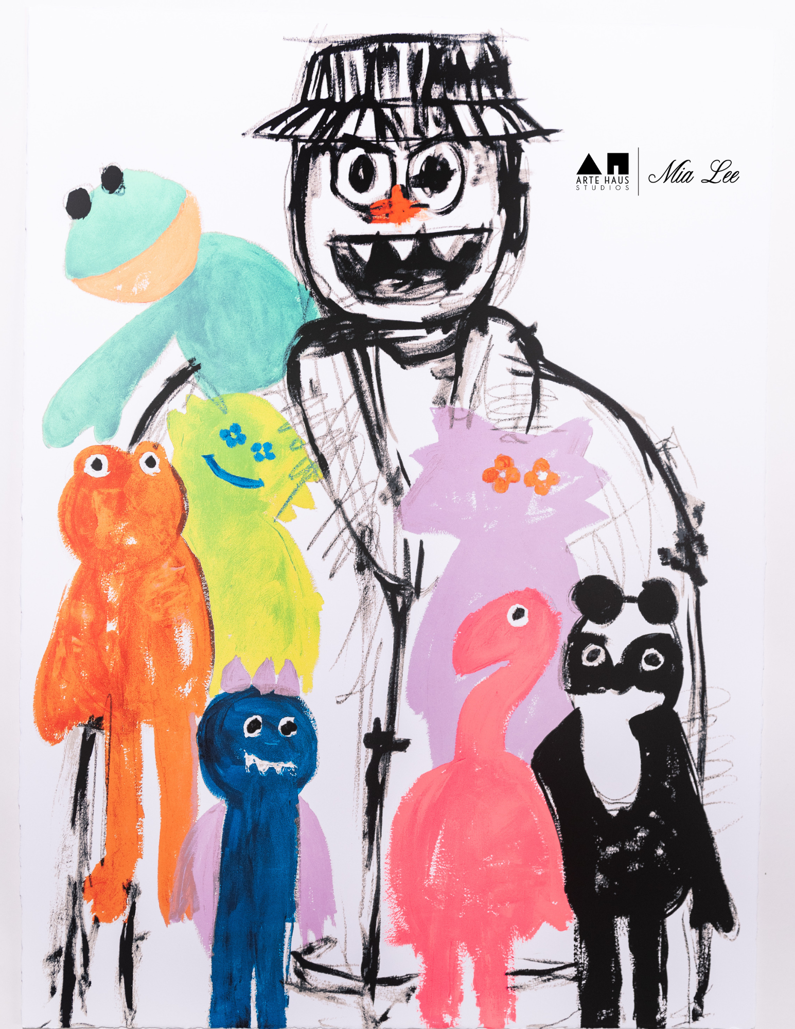 Study of a Gentleman in LV (Monoprint Edition) #3