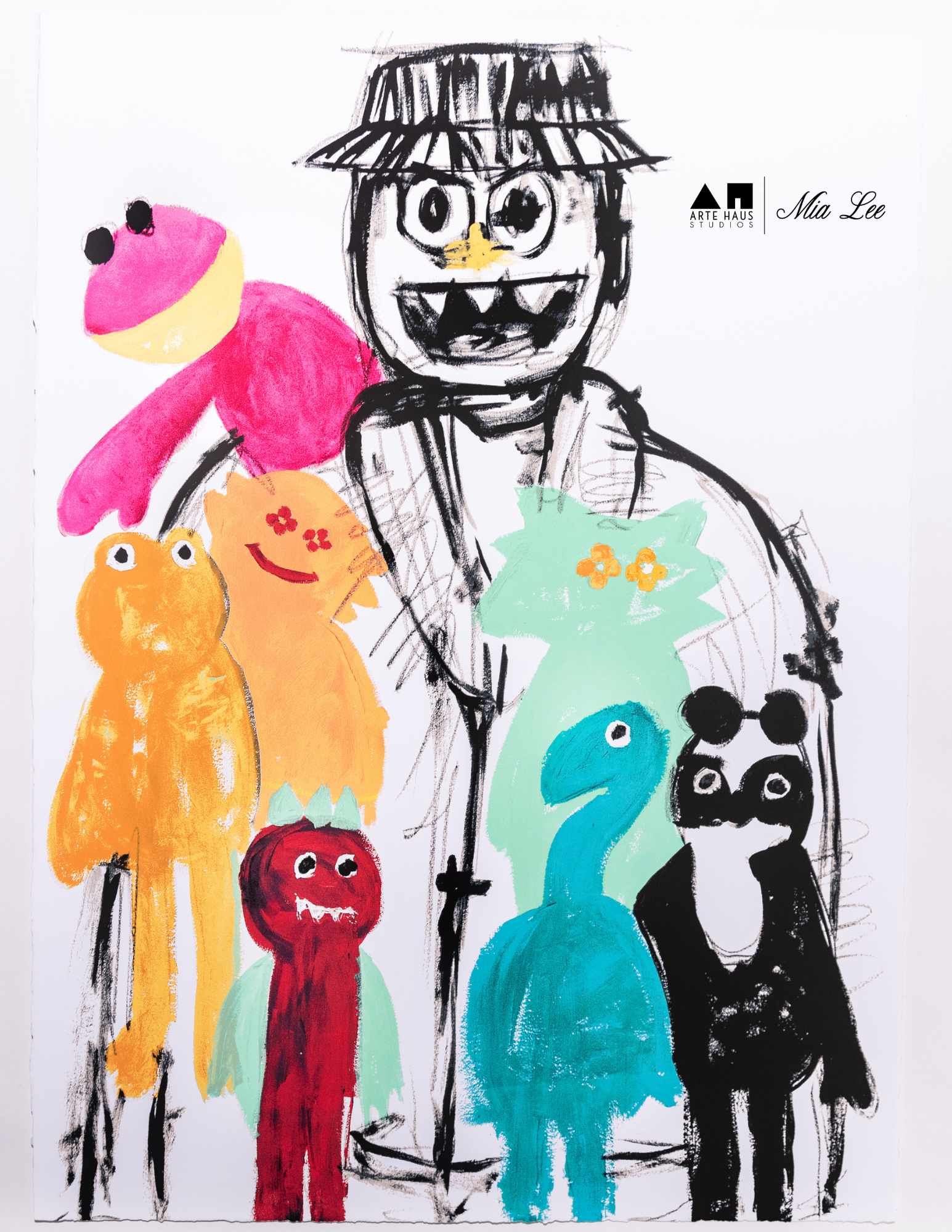 Study of a Gentleman in LV (Monoprint Edition) #8