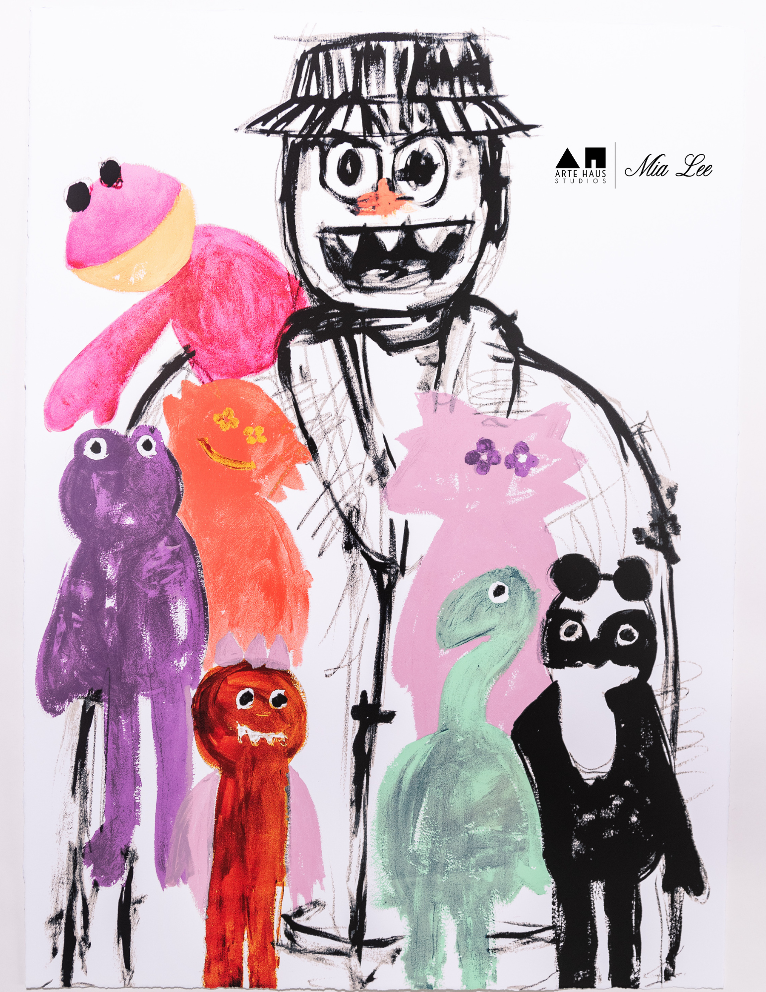 Study of a Gentleman in LV (Monoprint Edition) #5