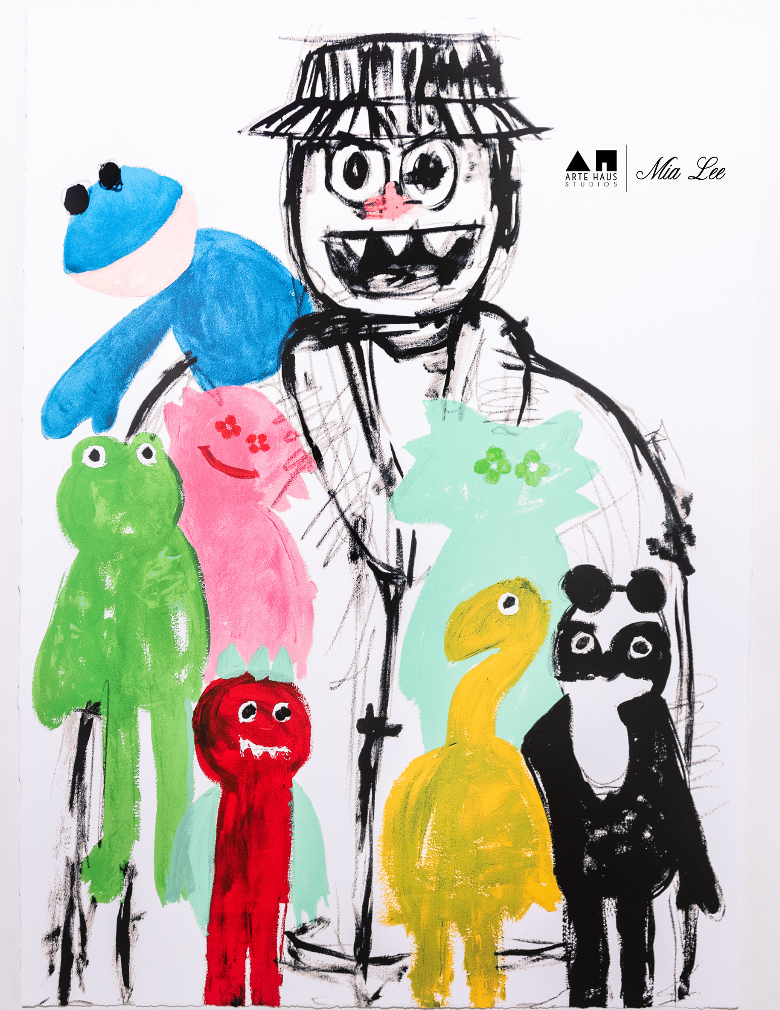 Study of a Gentleman in LV (Monoprint Edition) #6