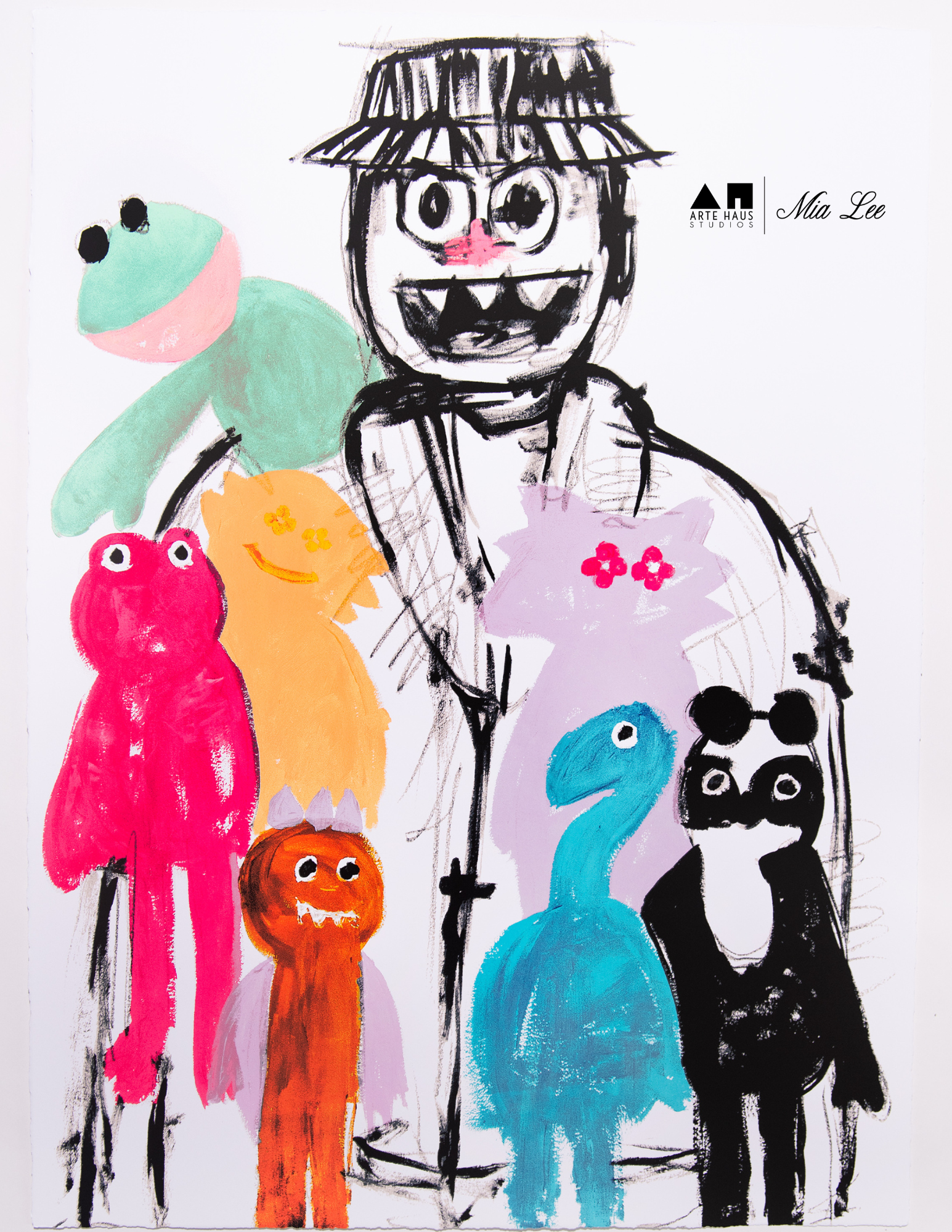 Study of a Gentleman in LV (Monoprint Edition) #1