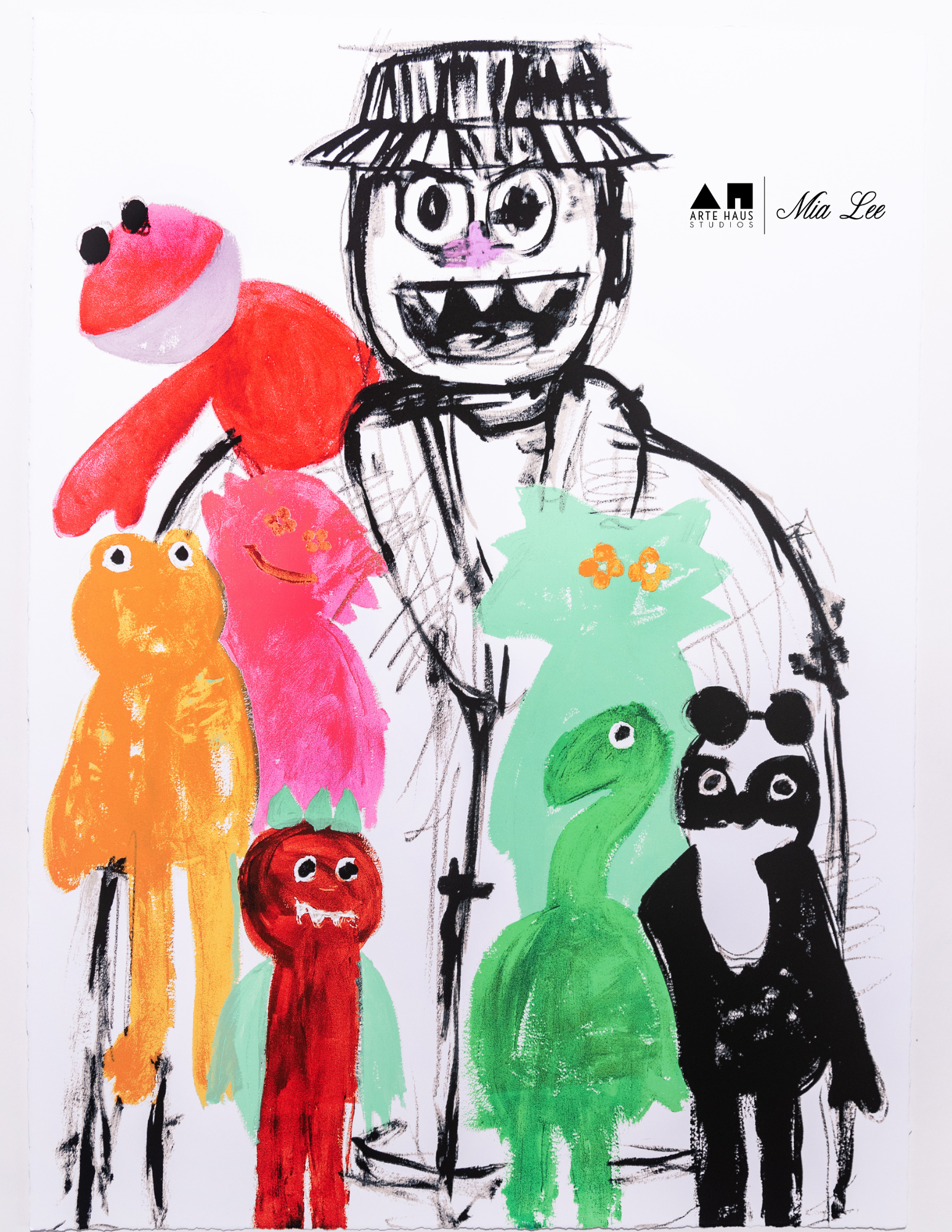 Study of a Gentleman in LV (Monoprint Edition) #2