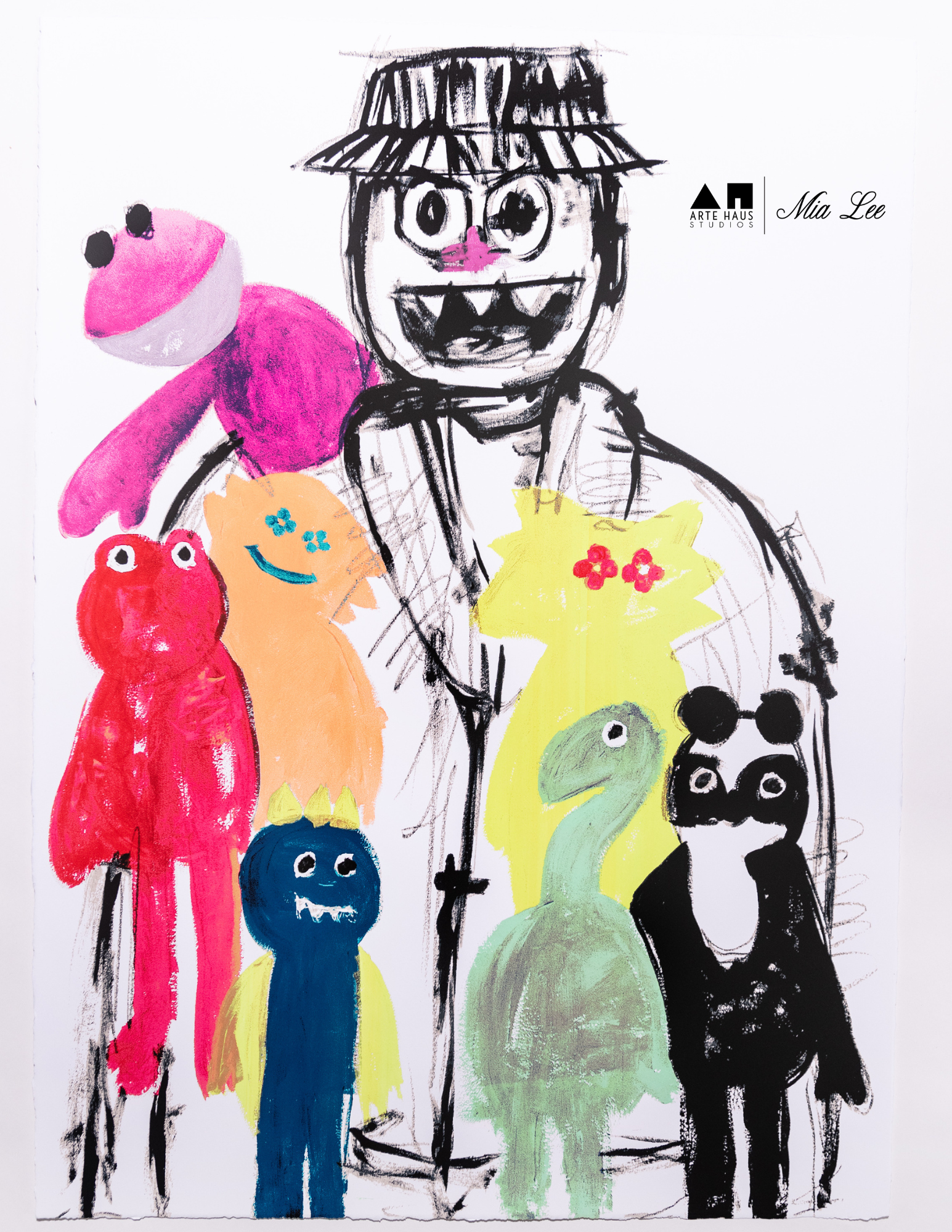 Study of a Gentleman in LV (Monoprint Edition) #9