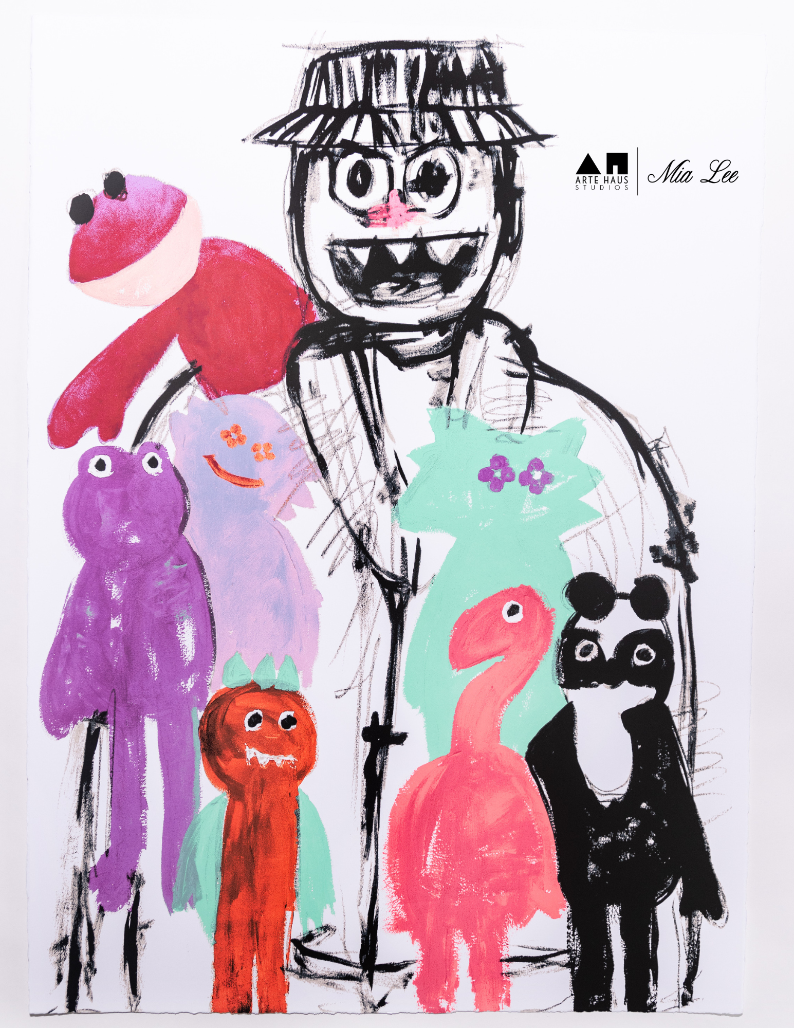 Study of a Gentleman in LV (Monoprint Edition) #7