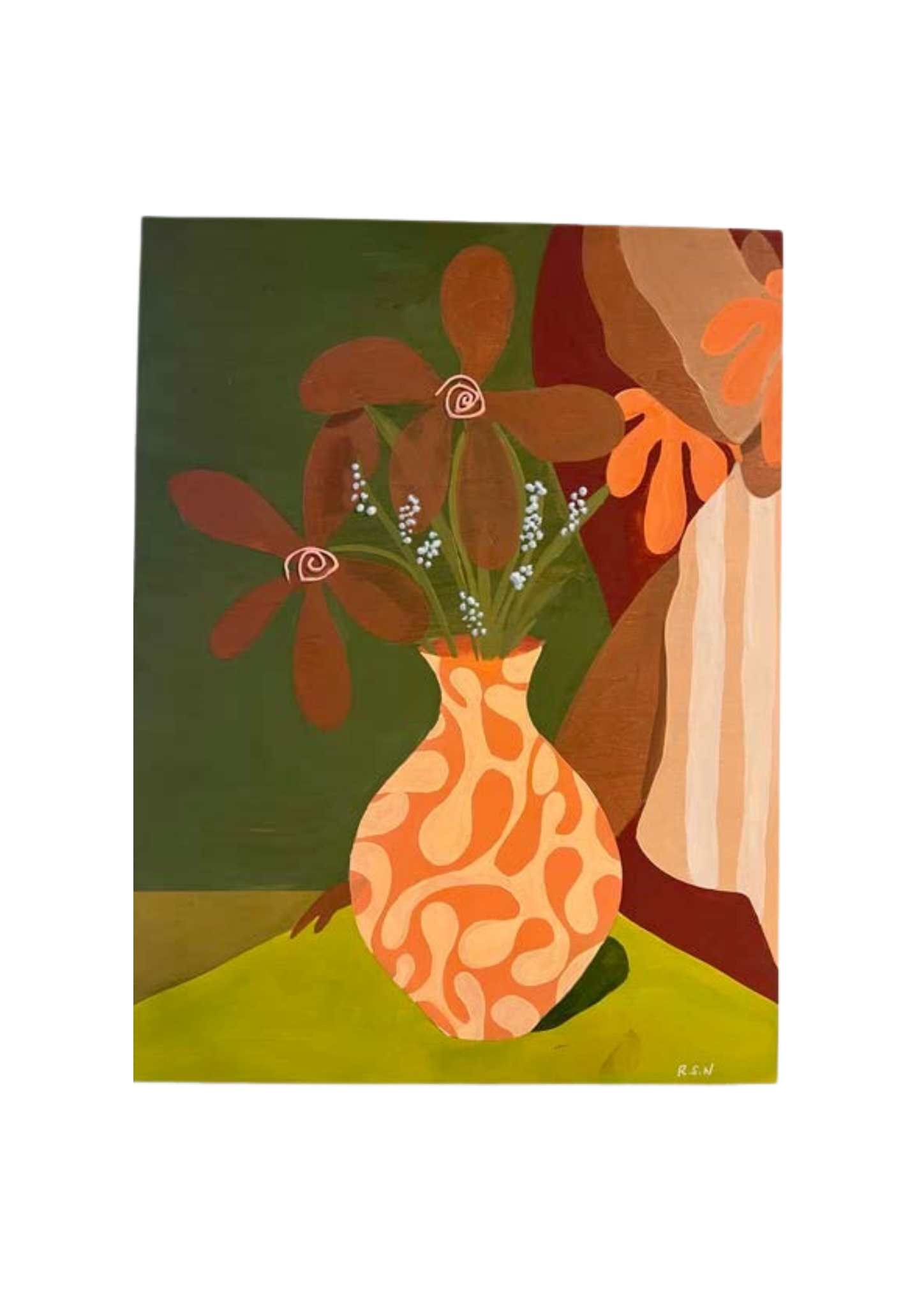 Admiring Her Bloom (Reyna Noriega)